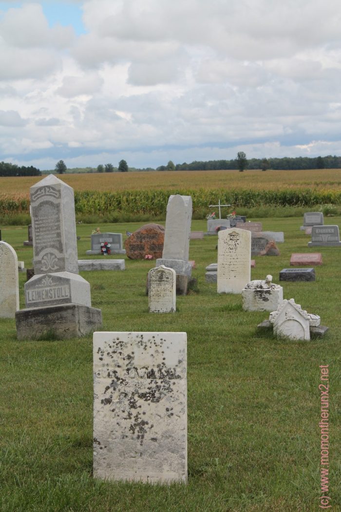 humor and a cemetery