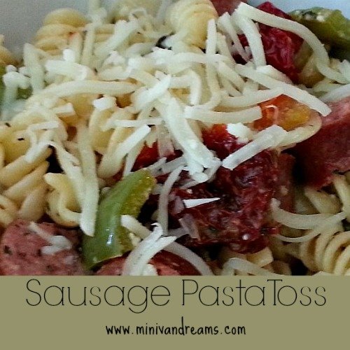 Sausage Pasta Toss via Mini Van Dreams