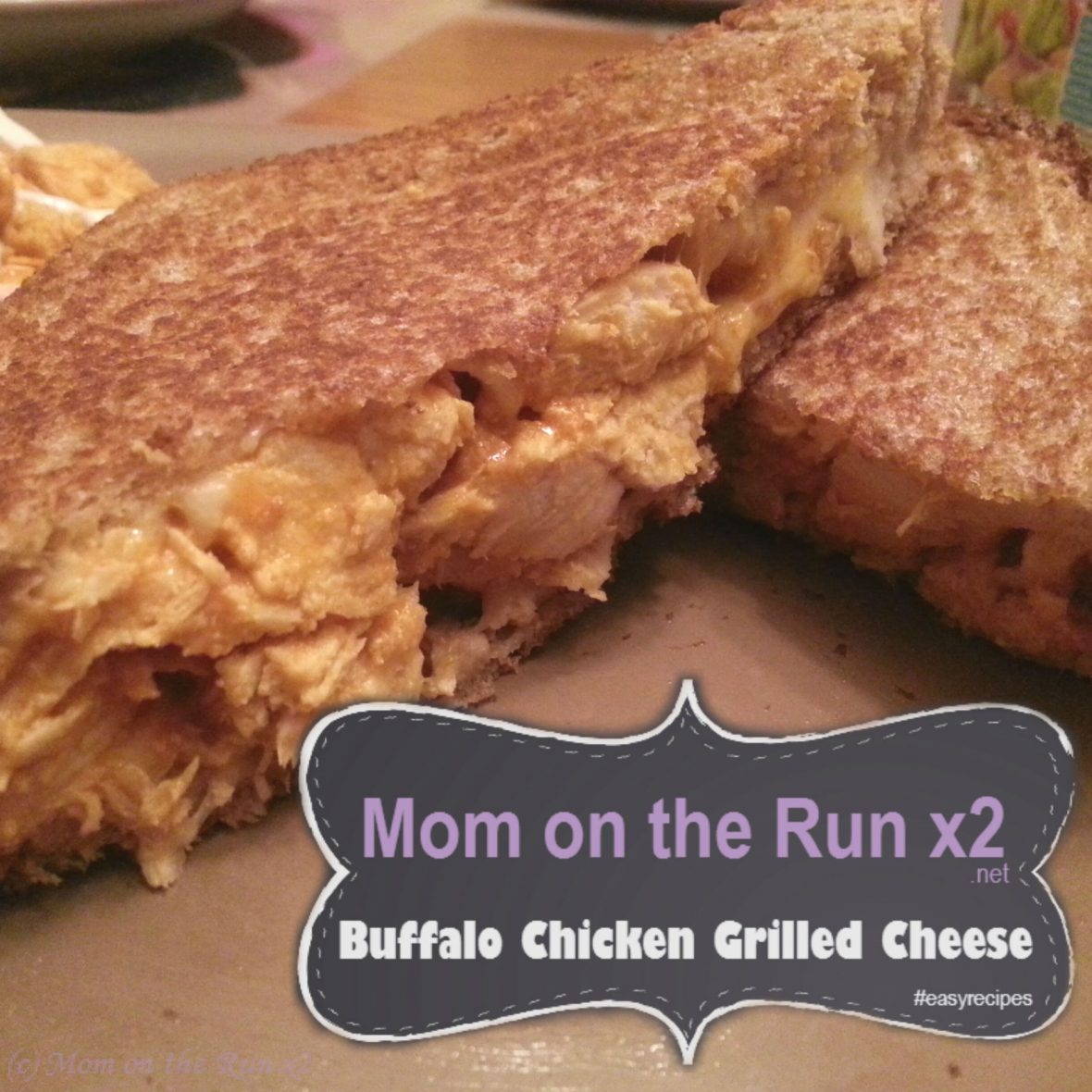 buffalo chicken grilled cheese