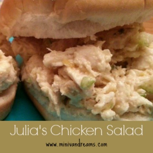 Julia's Chicken Salad via Mini Van Dreams