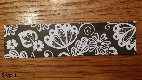 step 1 origami heart via mini van dreams