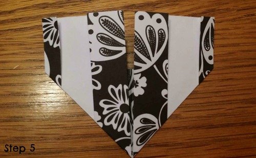 step 5 origami heart via mini van dreams