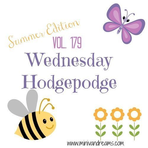 Wednesday Hodgepodge Vol. 179 | Mini Van Dreams #wednesdayhodgepodge