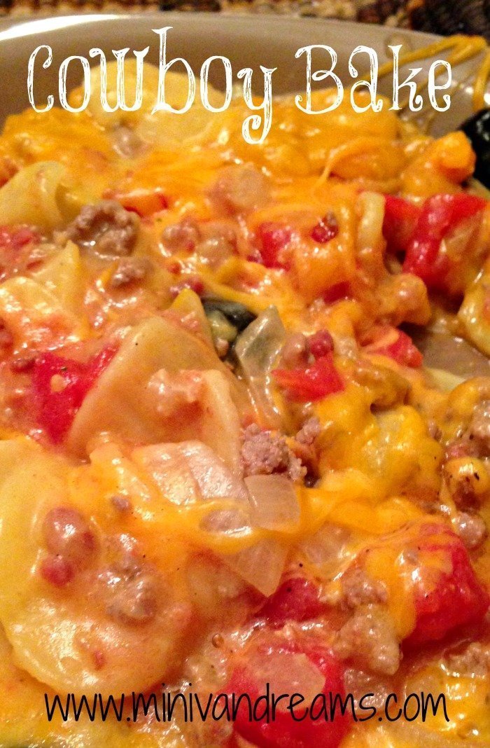Cowboy Bake | Mini Van Dreams #recipes #easyrecipes #recipesforcasseroles