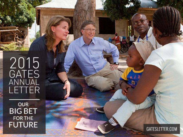 Betting on the Gates - 2015 Gates Letter | Mini Van Dreams