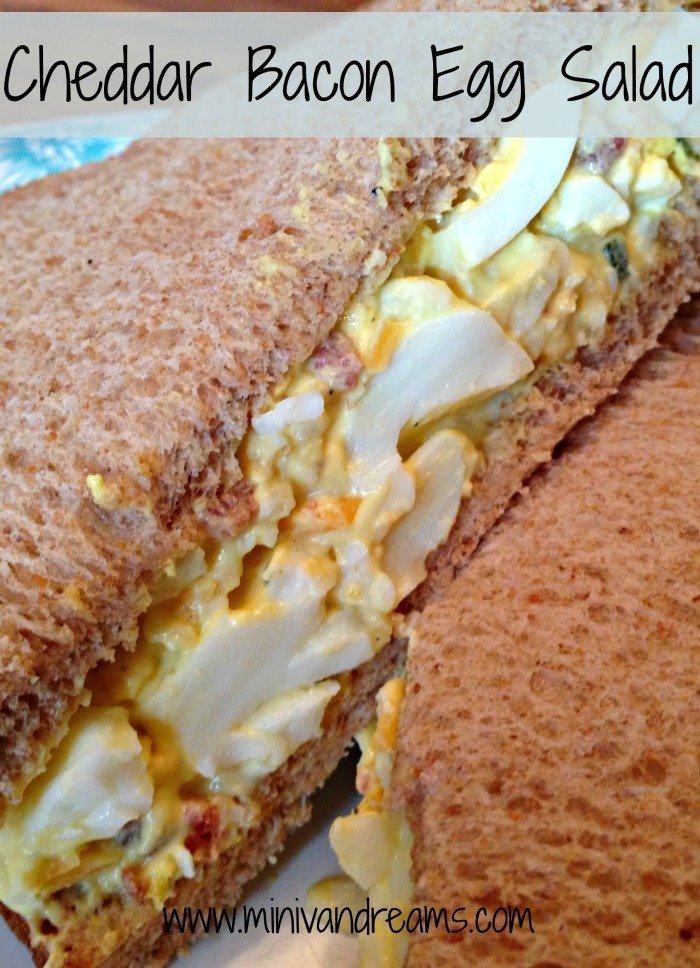 Cheddar Bacon Egg Salad | Mini Van Dreams