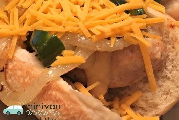 Philly Chicken Sausages | Mini Van Dreams
