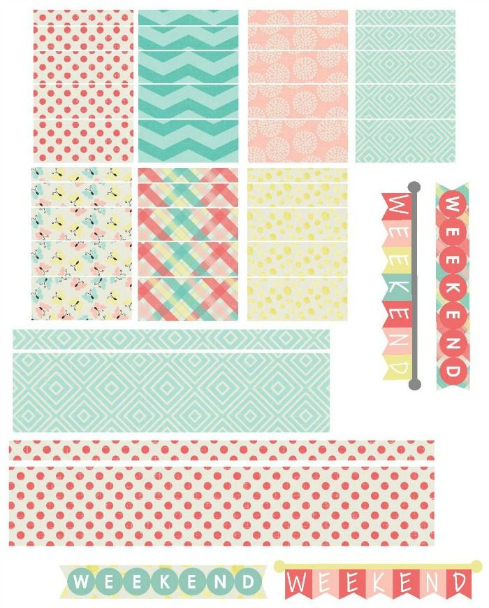 Free Printable Planner Stickers | Mini Van Dreams