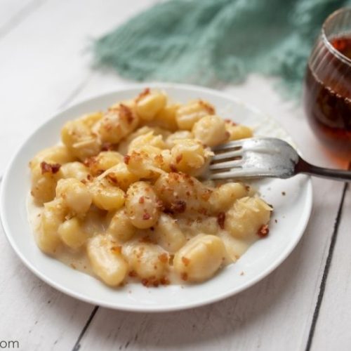 Gnocchi with Bacon Cream Sauce