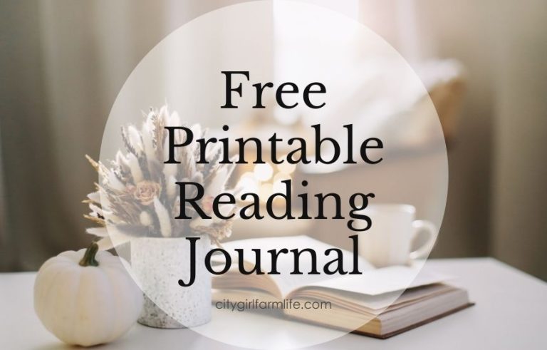 Free Printable Reading Journal