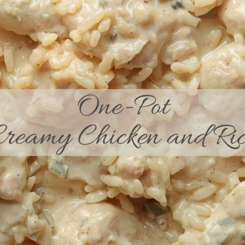 one pot creamy chicken and rice